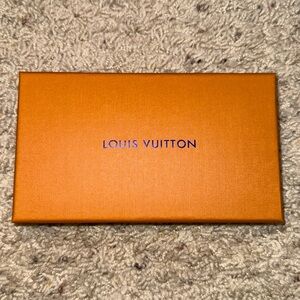 LV Phone Case Gift Box Gold Blue